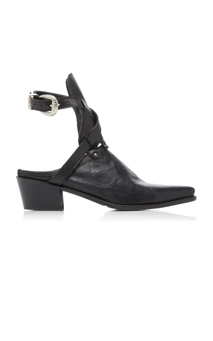 Zeynep Aray Sobo Leather Cowboy Boots