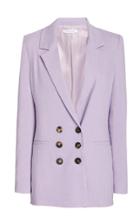 Moda Operandi Rachel Gilbert Mason Double-breasted Linen-blend Blazer