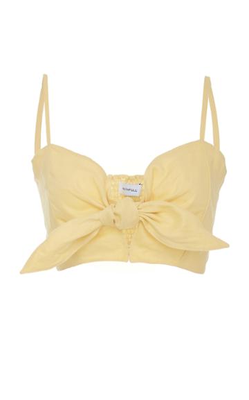Faithfull De Fiori Tie Crop Top
