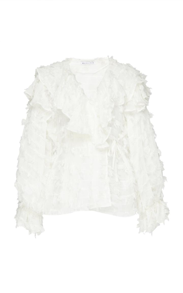 Rejina Pyo Camila Ruffle Wrap Blouse