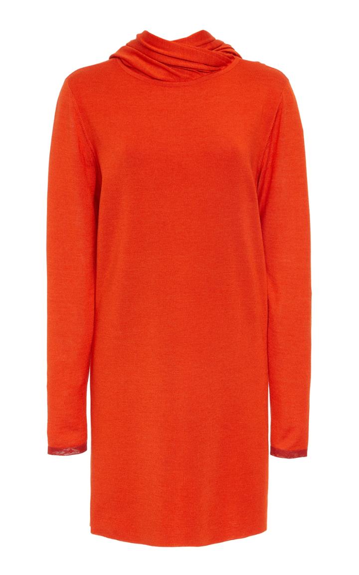Missoni Hooded Cashmere-blend Mini Dress