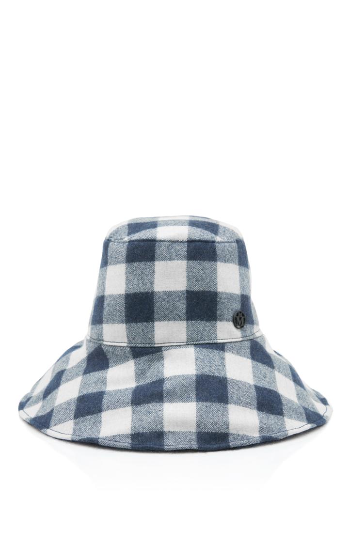 Maison Michel Isabella Checked Hat