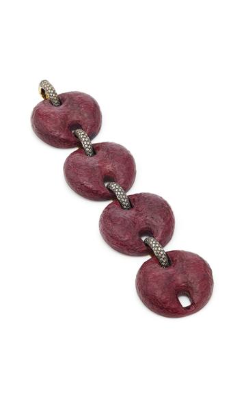 Antonia Miletto Marina Purpleheart Wood Bracelet