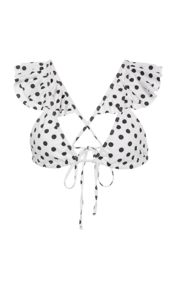 Verde Limon Holguin Ruffled Bikini Top