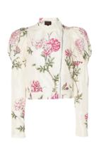 Giambattista Valli Cropped Floral Jacket