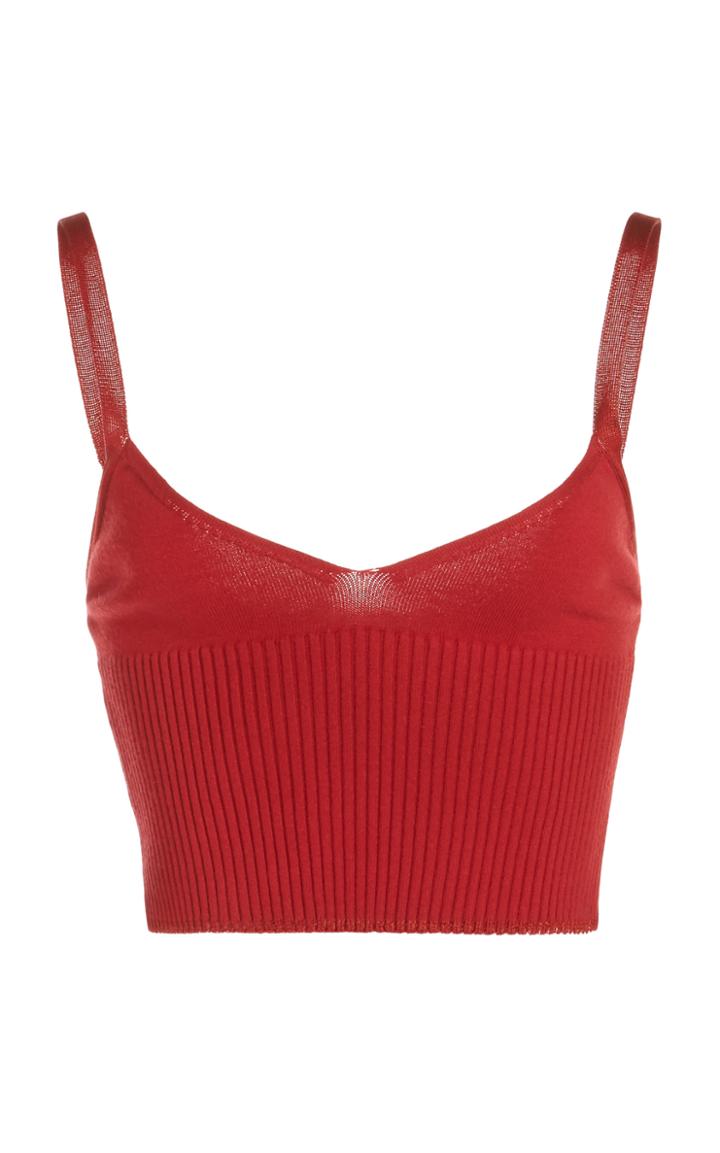 Moda Operandi Altuzarra Eva Ribbed-knit Cropped Camisole