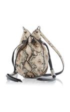 Isabel Marant Radji Snake-effect Leather Bucket Bag