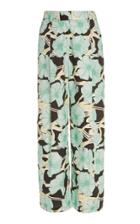 Claudia Li Pleated Cotton Culotte