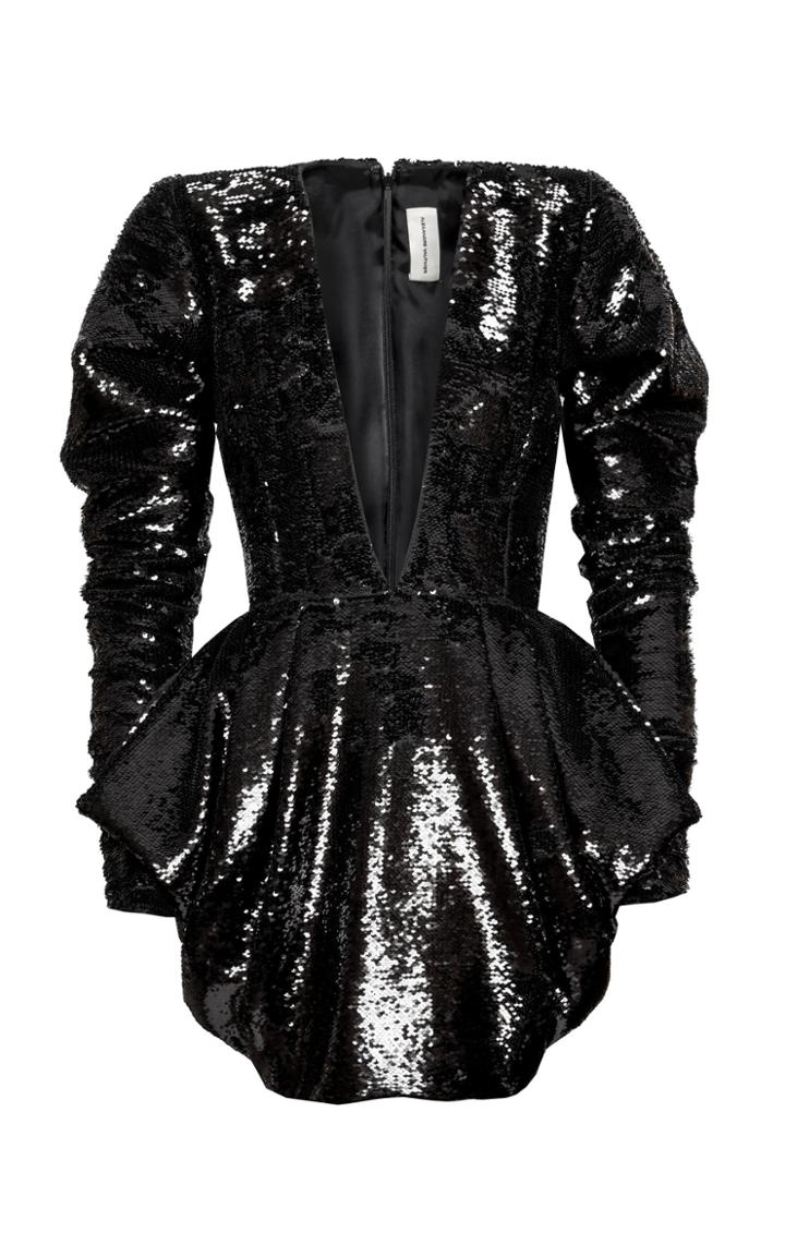 Alexandre Vauthier V-neck Sequin Mini Dress