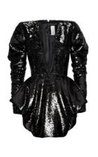 Alexandre Vauthier V-neck Sequin Mini Dress