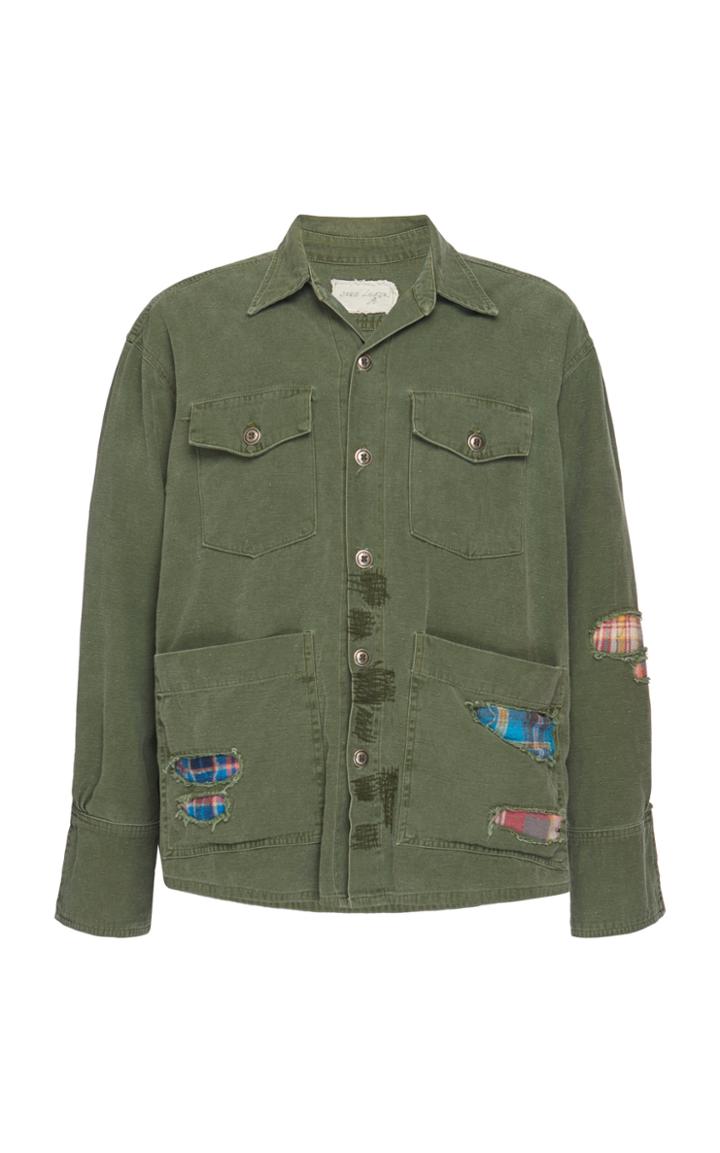 Greg Lauren Patchwork Cotton Jacket