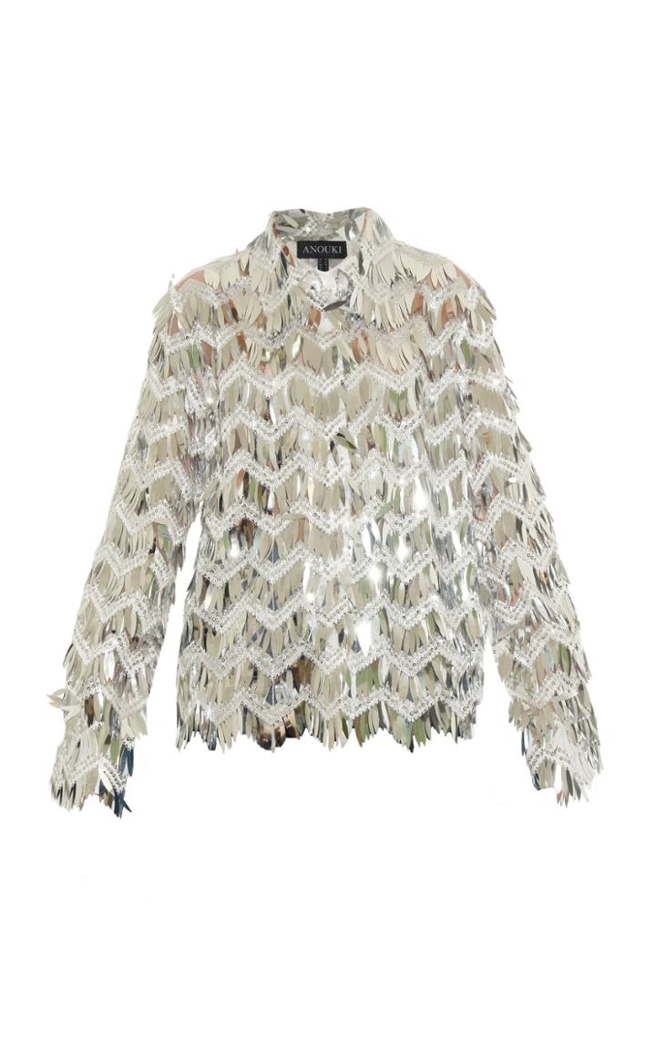 Anouki Sequin Fringe Shirt