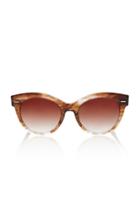 Oliver Peoples The Row Georgica Oversized Cat-eye Sunglasses
