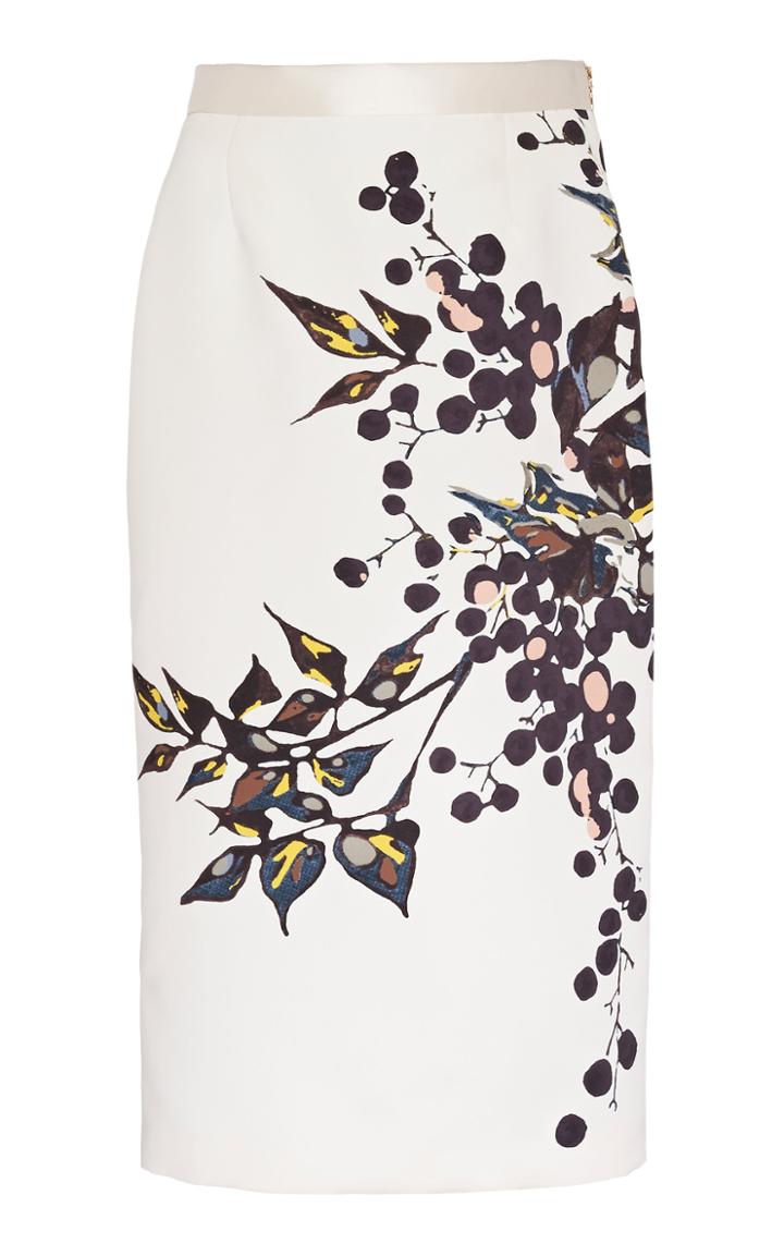 Rochas Q-onciudium Woven Skirt