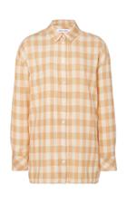 Moda Operandi Samse & Samse Loreta Long Sleeve Plaid Shirt Size: Xxs