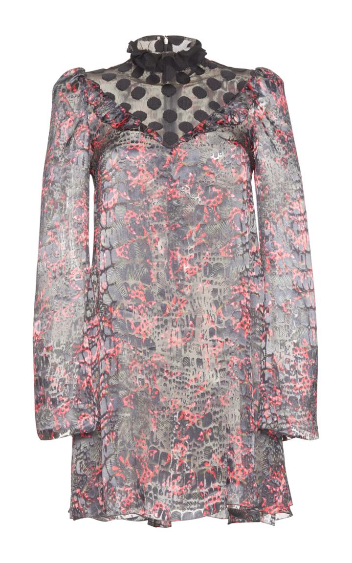 Francesco Scognamiglio Printed Mini Dress