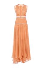 Maria Lucia Hohan The Tiger Illusion Cutwork Midi Dress