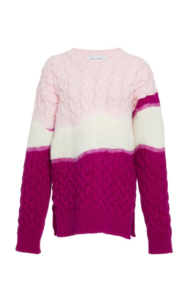 Prabal Gurung Ehe Crewneck Sweater