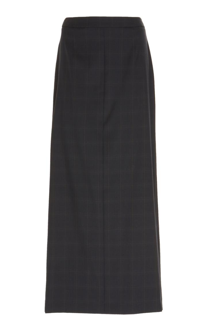 Maison Margiela Wool-blend Maxi Skirt