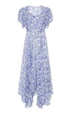 Loveshackfancy Coralie Floral-print Cotton And Silk-blend Maxi Dress