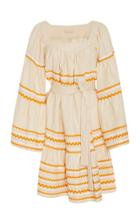 Lisa Marie Fernandez Rick Rack-trimmed Linen Mini Dress