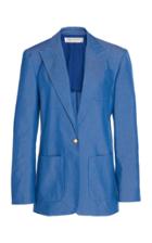 Philosophy Di Lorenzo Serafini Front Button Cotton-blend Blazer
