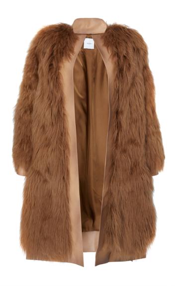 Agnona Boxy Fur Coat