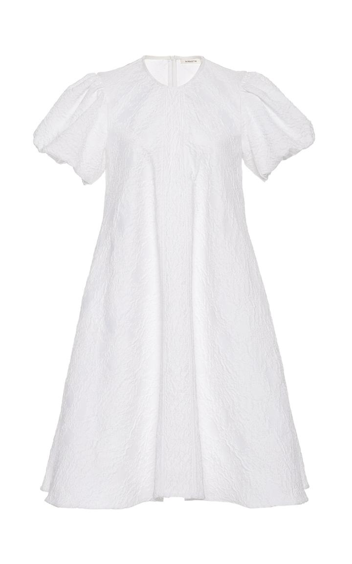 Moda Operandi Hiraeth Cosette Puffed Sleeve Jaquard Dress Size: 4