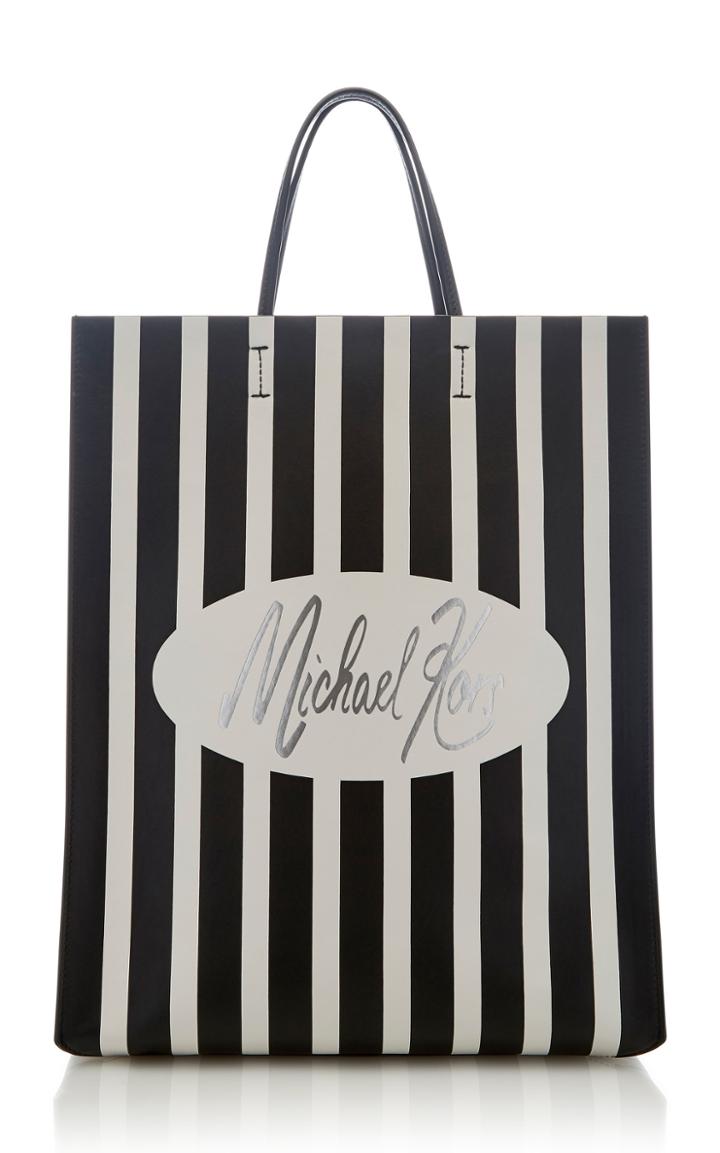 Michael Kors Collection Striped Selwyn Tote
