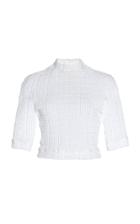 Cecilie Bahnsen Evelin Textured Cotton-knit Top