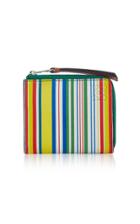 Loewe Small Striped Leather Wallet