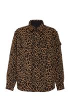 Engineered Garments Field Animal Print Cotton Shirt Jacket Size: S