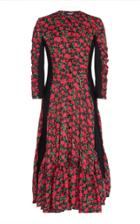 Calvin Klein 205w39nyc Floral Sable Bomber Dress