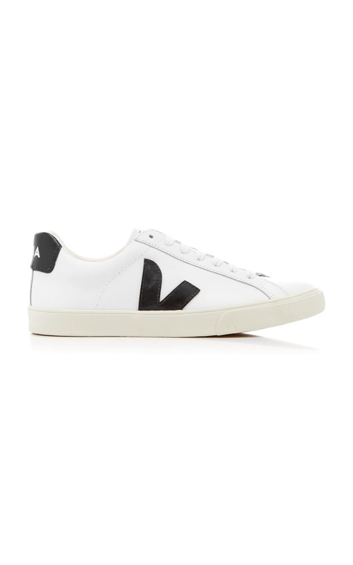 Veja Espar Logo Leather Sneaker