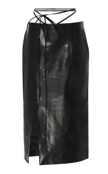 Supriya Lele Vinyl Pencil Skirt