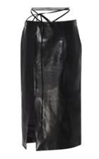 Supriya Lele Vinyl Pencil Skirt