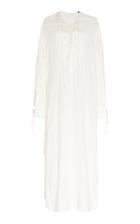 Ann Demeulemeester Lace-up Cotton-blend Shirt Dress