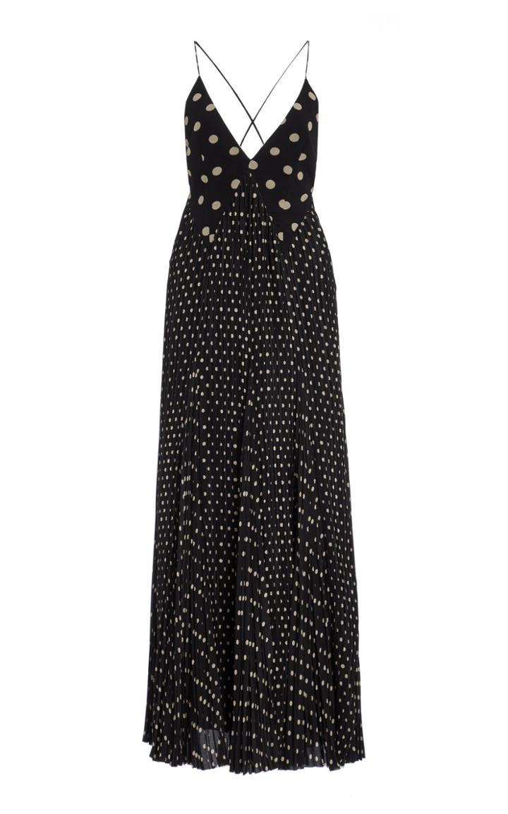 Moda Operandi Khaite Robin Polka-dot Silk Dress
