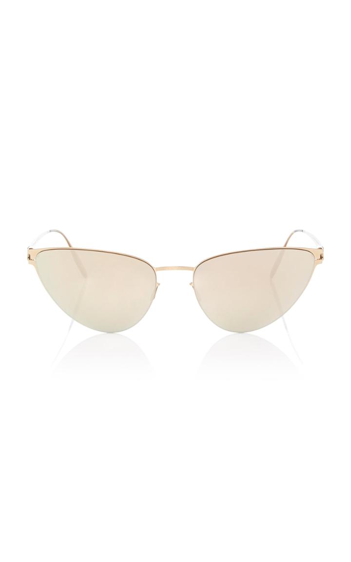 Mykita Eartha Gold-tone Cat-eye Sunglasses