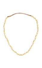 Ranjana Khan Antique Diamond Shaped Bead Necklace