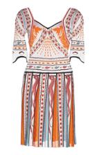 Roberto Cavalli Pleated A-line Dress