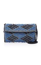 Antonello Suni Woven Cotton Clutch