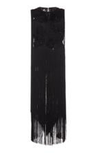 Moda Operandi Alberta Ferretti Fringed Silk Top
