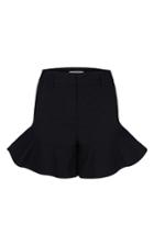 Dorothee Schumacher Black Cool Attitude Ruffle Shorts