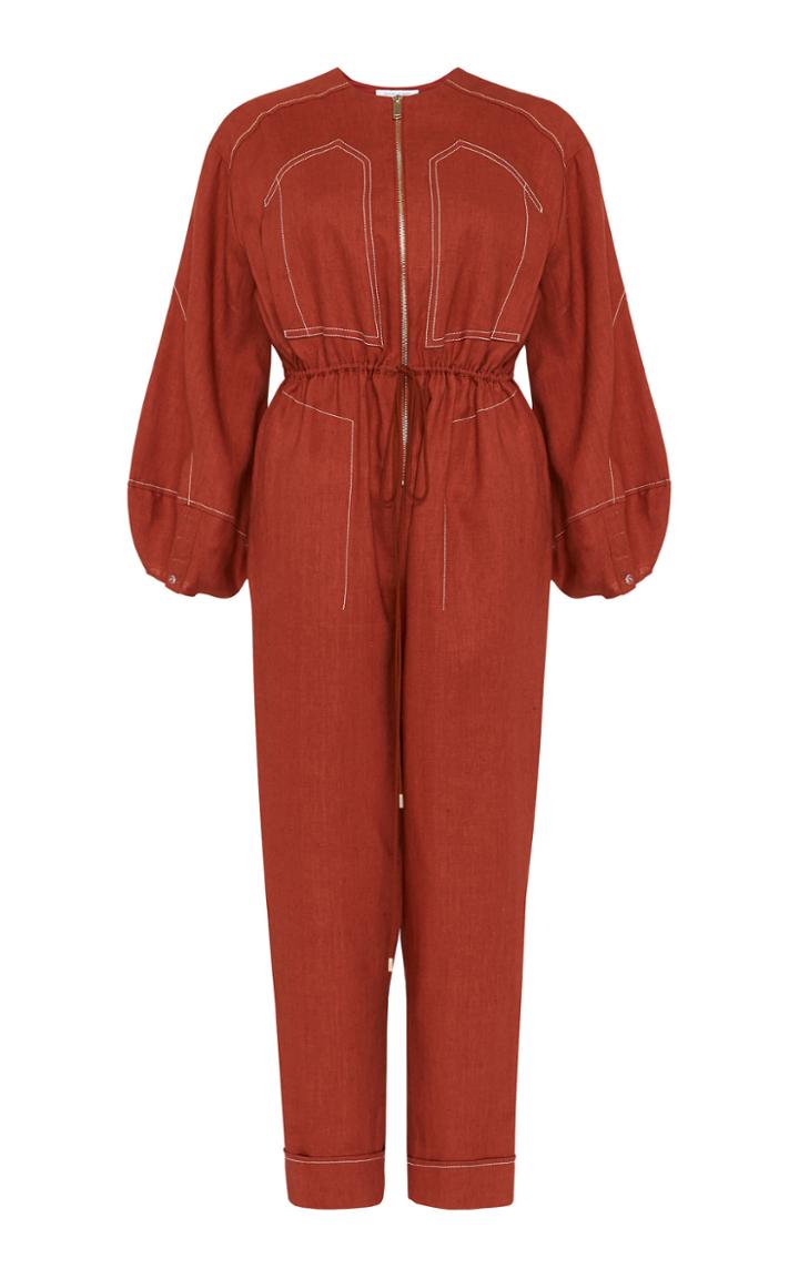 Moda Operandi Rachel Gilbert Kimber Linen Jumpsuit Size: 1
