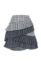 Tanya Taylor Piero Ruffle Mini Skirt
