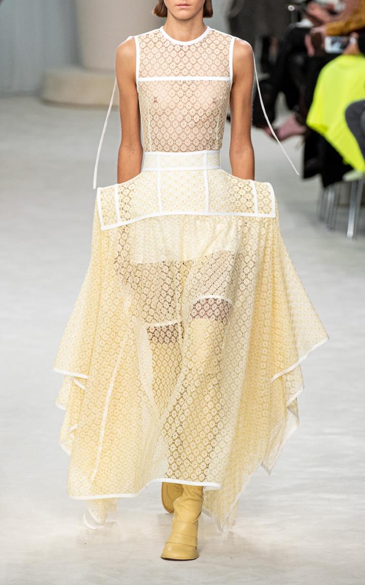 Moda Operandi Loewe Basque Lace Skirt Size: 34