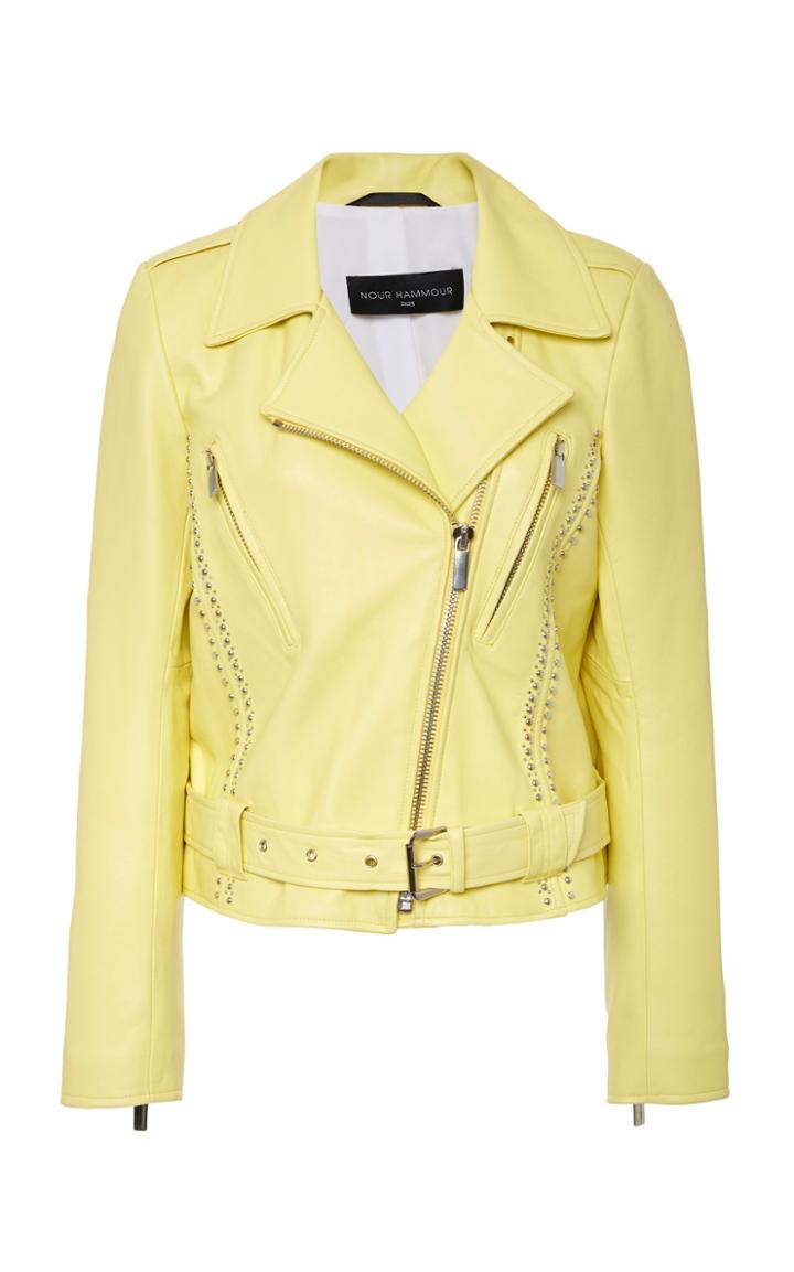 Nour Hammour Rivoli Lambskin Jacket