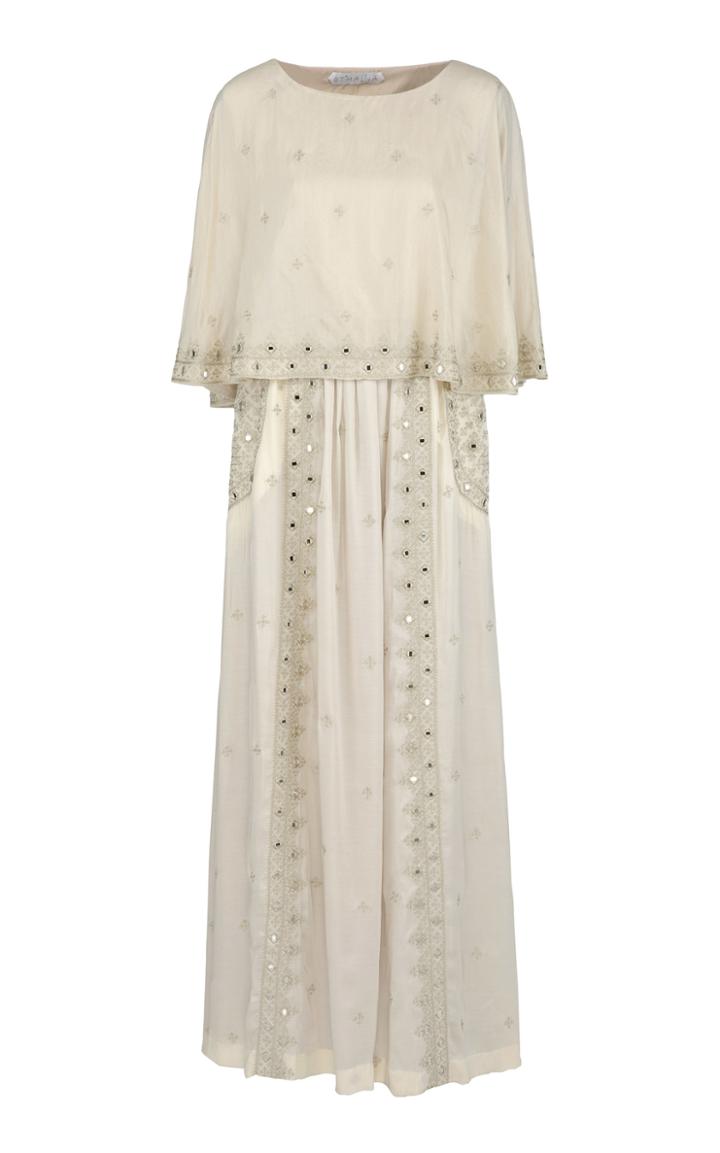 Bthaina Cape Style Caftan With Pockets