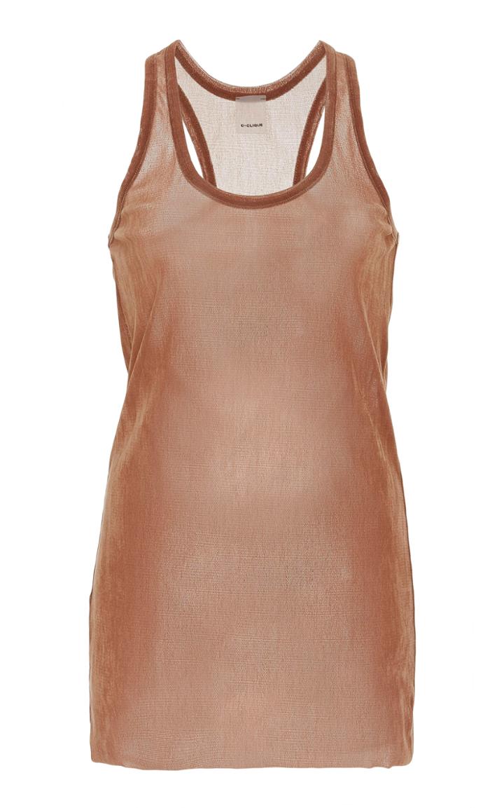 C-clique Velvet Tank Top